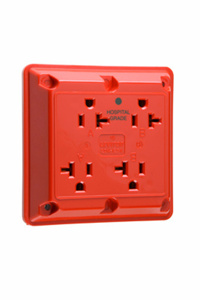 Pass & Seymour Straight Blade Quadruplex Receptacles