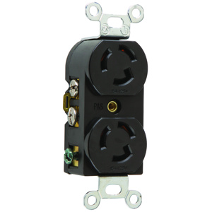 Pass & Seymour Turnlok® Series Locking Duplex Receptacles 15 A 125 V 2P3W L5-15R