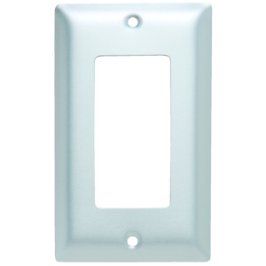 Pass & Seymour Standard Decorator Wallplates 1 Gang Metallic Aluminum Device