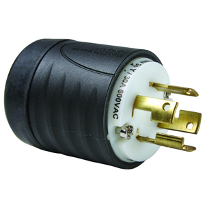 Pass & Seymour Turnlok® Locking Plugs 30 A 600 VAC/250 VDC 4W Non-NEMA Non-Insulated Turnlok®