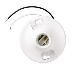 Pass & Seymour 276 Series Keyless Outlet Box Lampholders Incandescent Medium White