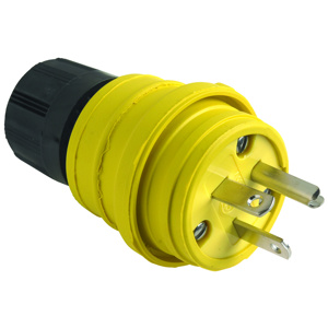 Pass & Seymour Industrial Grade Straight Blade Plugs 20 A 125 V 2P3W 6-20P Watertight