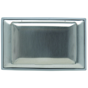 Pass & Seymour Standard Duplex Wallplates 1 Gang Metallic Stainless Steel Device