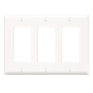 <em class="search-results-highlight">Leviton</em> Standard Decorator Wallplates 3 Gang Almond Thermoset Plastic Device
