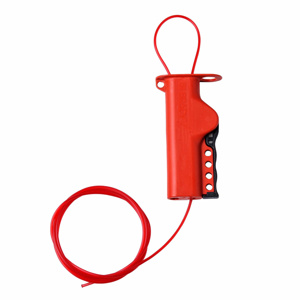 Brady LOTO-3 All-purpose Cable Lockouts Nylon (Glass-filled, Impact-modified) Red
