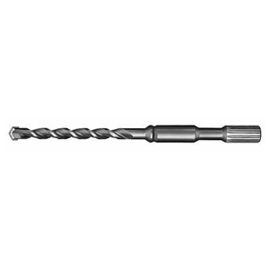 Milwaukee 2-Cutter Hammer Drill Bits 1/2 x 10 in Spline Shank