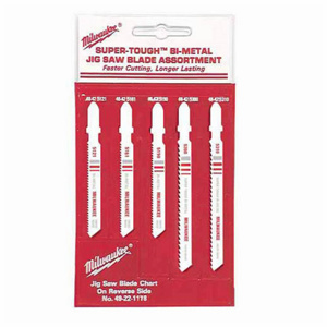 Milwaukee Jigsaw Blade Sets 5 Piece 4 in Metal, Wood