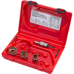 Milwaukee Quick-change Cutter Sets 5 Piece 7/8 in, 1-1/8 in, 1-3/8 in Carbide, Sheet Steel