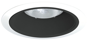 Lithonia Juno 24 Series 6 in Trims White Baffle - Black Baffle Black