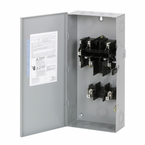 Eaton Cutler-Hammer DG22 Series General Duty Single Phase Fused Disconnects 100 A NEMA 1 240 VAC 2P3W