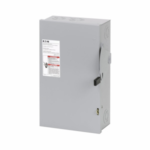 Eaton Cutler-Hammer DG22 Series General Duty Single Phase Fused Disconnects 60 A NEMA 1 240 VAC 2P3W