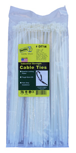 Dottie Cable Ties Locking 11-1/4 in Plenum Rated Natural