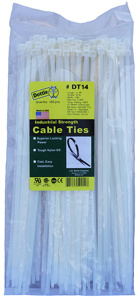 Dottie Cable Ties Locking 14-9/16 in Plenum Rated Natural