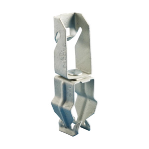 nVent Caddy Purlin Clip Conduit Hangers 0.866 – 1.181 in 3/4 in EMT<multisep/>1/2 in Rigid Spring Steel 25 lb