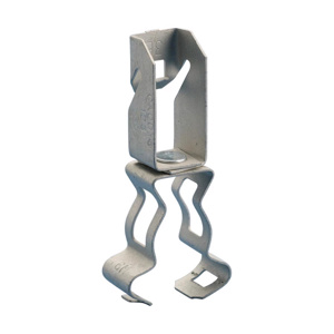 nVent Caddy Purlin Clip Conduit Hangers 0.709 – 1.181 in 1/2 in EMT<multisep/>3/4 in EMT<multisep/>1 in EMT Spring Steel 100 lb