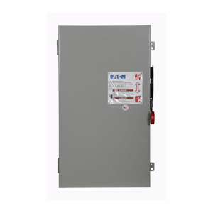 Eaton Cutler-Hammer DH22 Series Heavy Duty Single Phase Fused Disconnects 200 A NEMA 1 240 VAC, 250 VDC