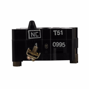 Eaton Cutler-Hammer 10250T Series Heavy Duty Contact Blocks Black 1 NC 30 mm Stack Mount