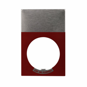 Eaton E22 Push Button Legend Plates