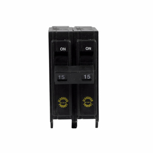 Eaton Cutler-Hammer CHQ Series Plug-in Circuit Breakers 15 A 120/240 VAC 10 kAIC 2 Pole 1 Phase