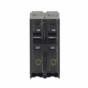 Eaton Cutler-Hammer CHQ Series Plug-in Circuit Breakers 20 A 120/240 VAC 10 kAIC 2 Pole 1 Phase