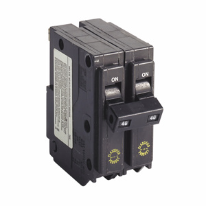 Eaton Cutler-Hammer CHQ Series Plug-in Circuit Breakers 40 A 120/240 VAC 10 kAIC 2 Pole 1 Phase