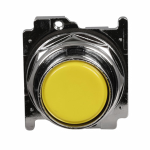 Eaton Cutler-Hammer 10250T Push Button Operators 30.5 mm NEMA Heavy Duty No Illumination Metallic Yellow