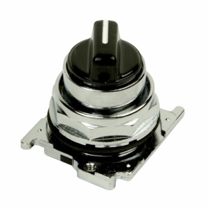 Eaton Cutler-Hammer 10250T Series Selector Switches Standard Knob 2 Position Black