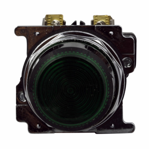 Eaton 10250T Series Indicating Light Units Green Incandescent 30.5 mm Illuminated