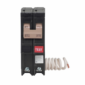 Eaton Cutler-Hammer CH-GF Series Plug-in Circuit Breakers 20 A 120/240 VAC 10 kAIC 2 Pole 1 Phase