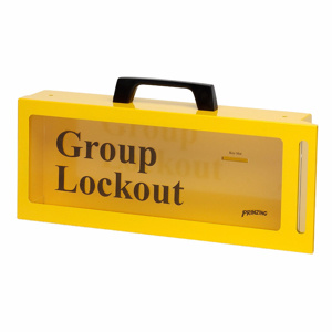 Brady Wall Lock Boxes Group Lockout Polyurethane Yellow