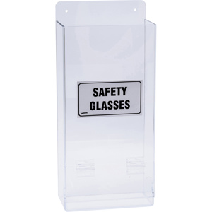 Brady Safety Glasses Dispensers Clear Plastic 17.25 in H x 8 in W x 4 in D
