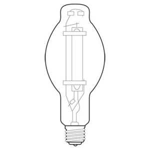 GE Lamps PulseArc® Multi-Vapor® Series Metal Halide Lamps 1000 W BT37 3900 K