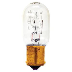 Current Lighting T7DC Incandescent Tubular Appliance Lamps T7 15 W Double Contact Bayonet (BA15d)