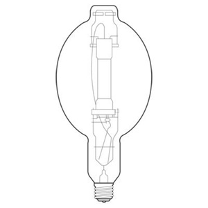 Current Lighting High Output Multi-Vapor® Metal Halide Lamps 1000 W BT56 3500 K