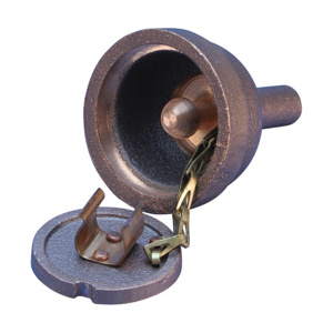 nVent Ball Stud Aircraft Grounding Receptacles 1/2 in Phosphor Bronze