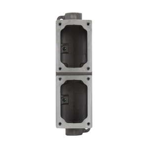 Eaton Crouse-Hinds EDSCM Series Modular Multi-gang Control Device Bodies Aluminum (Copper-free) 2 Gang - Tandem