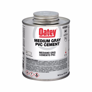 Oatey Low VOC Medium Bodied Cements 1 pint Gray