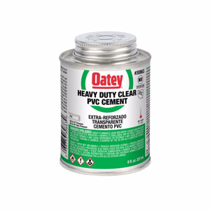 Oatey Low VOC Heavy Duty PVC Cements 1/2 pint Clear