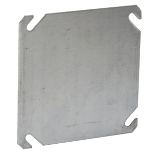 Raco/Bell 750 Series Flat Square Covers Blank Steel