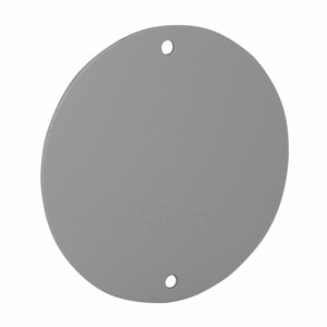 Raco/Bell 5374 Series Weatherproof Round Outlet Box Covers Gray