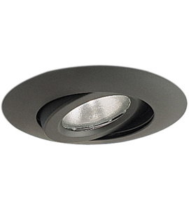 Nora Lighting NS-41 Series 4 in Trims Black Stepped Baffle Black