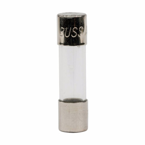 Eaton Bussmann AGX Series Fast Acting Fuses 1/8 A 250 VAC Glass 0.035/10 kA