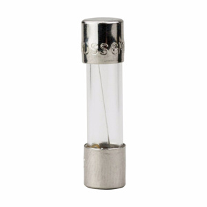 Eaton Bussmann AGX Series Fast Acting Fuses 2-1/2 A 250 VAC Glass 0.10/10 kA