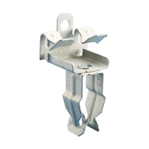 nVent Caddy Bottom Flange Mount Clip Conduit Hangers 0.709 – 0.866 in 1/2 in EMT Spring Steel
