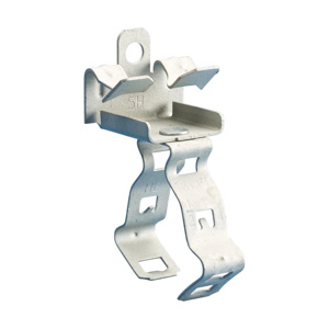nVent Caddy Bottom Flange Mount Clip Conduit Hangers 0.709 – 1.181 in 1/2 in EMT<multisep/>3/4 in EMT<multisep/>1/2 in Rigid<multisep/>3/4 in Rigid Spring Steel 75 lb
