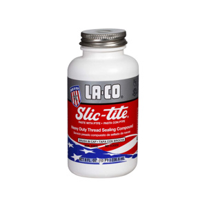 LA-CO/Markal Slic-Tite PTFE Pastes 8 oz Bottle with Brush Cap White