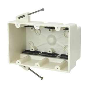 Allied Moulded fiberglassBOX™ 3300 Series New Work Nail-on Boxes Switch/Outlet Box Nails Nonmetallic