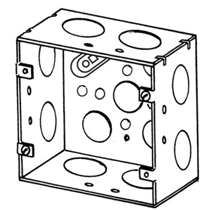 Appleton Emerson ETP™ 4-11/16 Square 11B Boxes 4-11/16 Square Box Screws Metallic 2-1/8 in