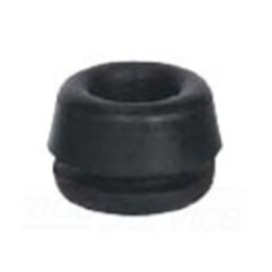 Eaton Wiring Devices Push-in Knockout Bushings 1/2 in Rubber Black