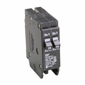 Eaton Cutler-Hammer BD Series Plug-in Tandem Circuit Breakers 2 x 30 A 120 VAC 10 kAIC 1 Pole 1 Phase